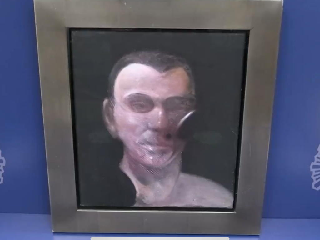 La Policía recupera un cuadro de Francis Bacon valorado en cinco millones robado en Madrid en 2015