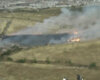 Extinguido el incendio de Soto El Espinillo, entre Alcalá y Torrejón, que arrasó varias hectáreas de pasto y vegetación de ribera